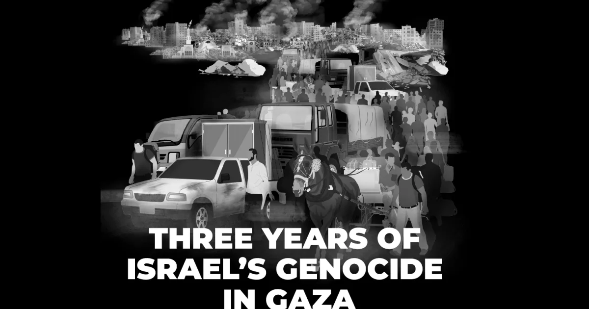 Trois ans de génocide israélien à Gaza : en chiffres