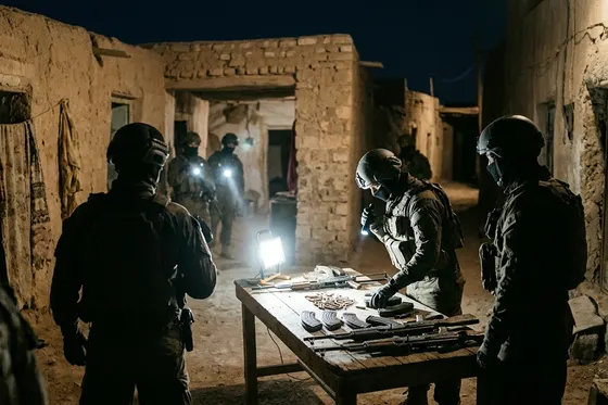 Tsahal et la police des frontières saisissent un arsenal près de Kalkilya en Judée et Samarie