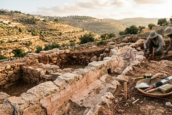 Un tronçon de l'aqueduc hasmonéen de 2 000 ans mis au jour à Jérusalem