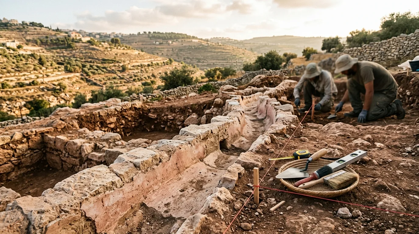 Un tronçon de l'aqueduc hasmonéen de 2 000 ans mis au jour à Jérusalem