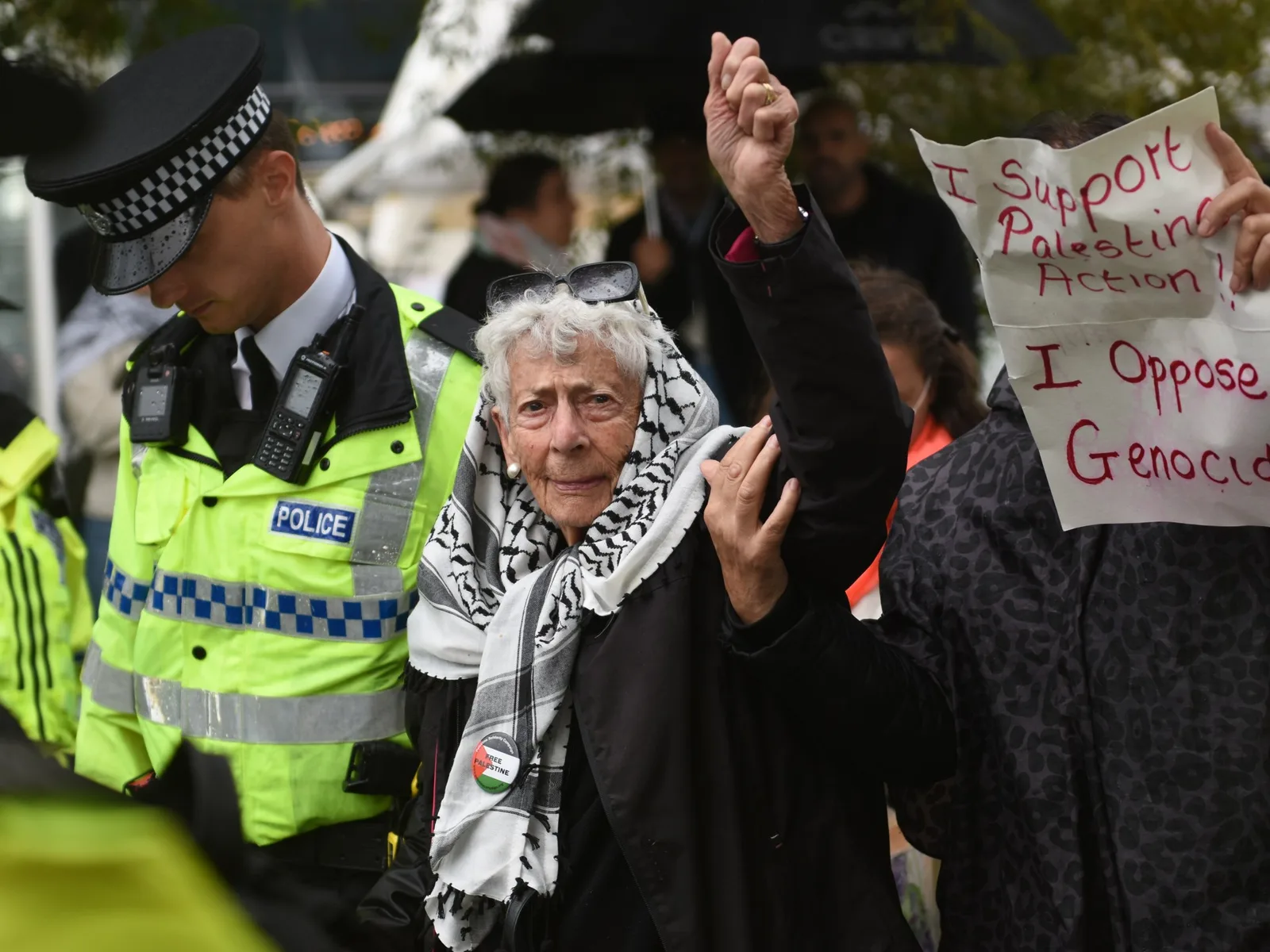 Une avocate juive des droits humains, 94 ans, arrêtée pour son soutien à Palestine Action