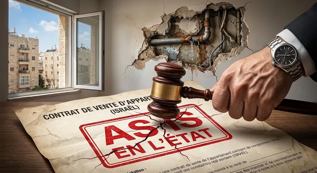 Vices cachés en Israël : la clause « as is » ne protège plus les vendeurs depuis l'arrêt de 2014