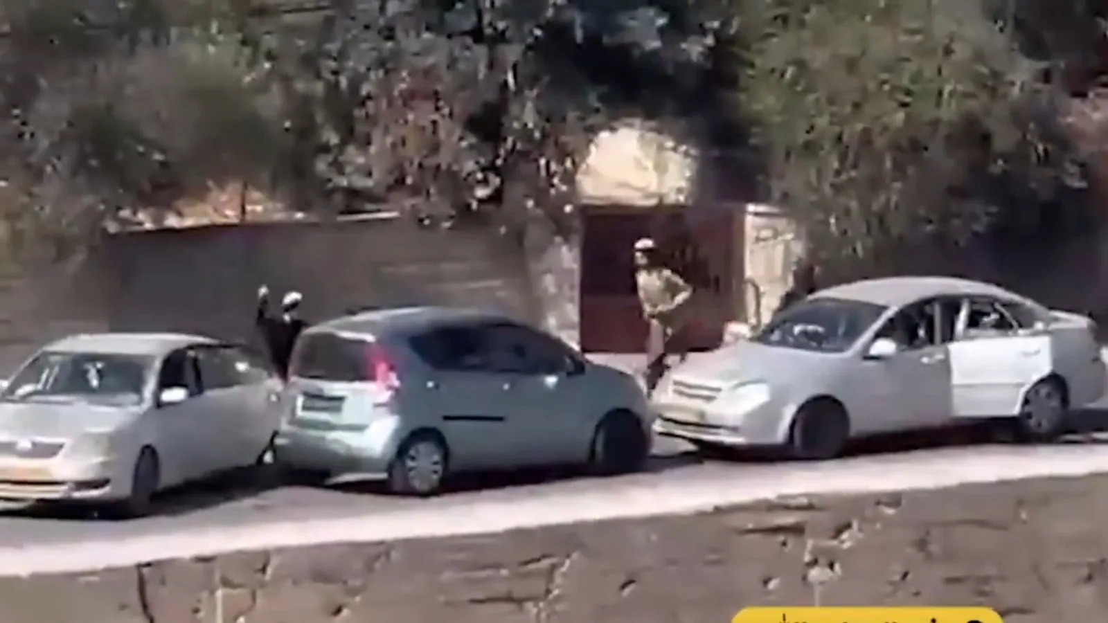 Vidéo : un palestinien échappe de justesse à une attaque des colons