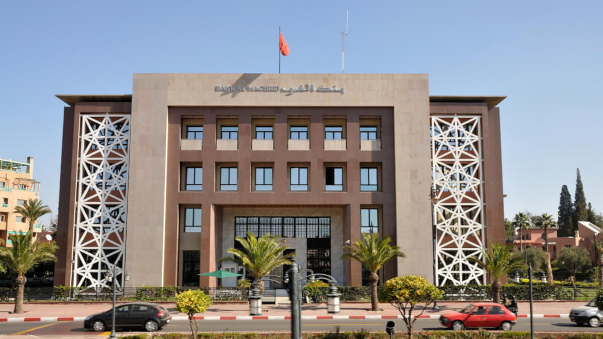 Sede central del Bank al-Maghrib en Rabat, Maroc - <a  data-cke-saved-href=