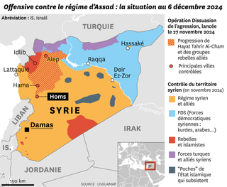 Syrie : la situation au 6 décembre 2024.