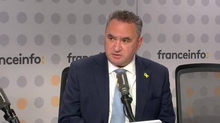 Joshua Zarka, ambassadeur d’Israël en France, invité de franceinfo le 18 mai 2025. (FRANCEINFO / RADIO FRANCE)
