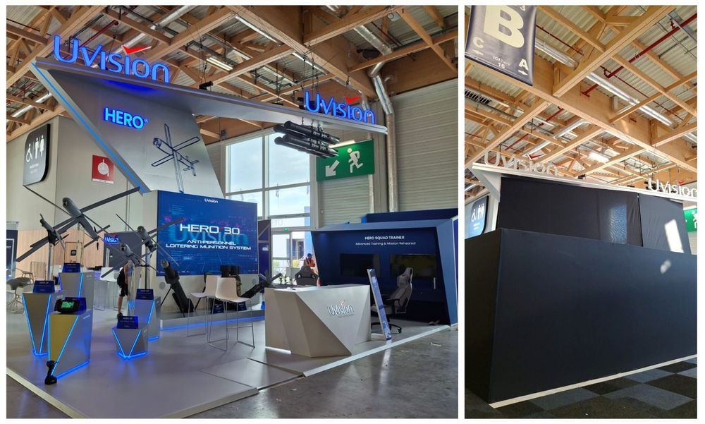 Les stands israéliens bashés au Salon aéronautique de Paris au Bourget, lundi 16 juin 2025