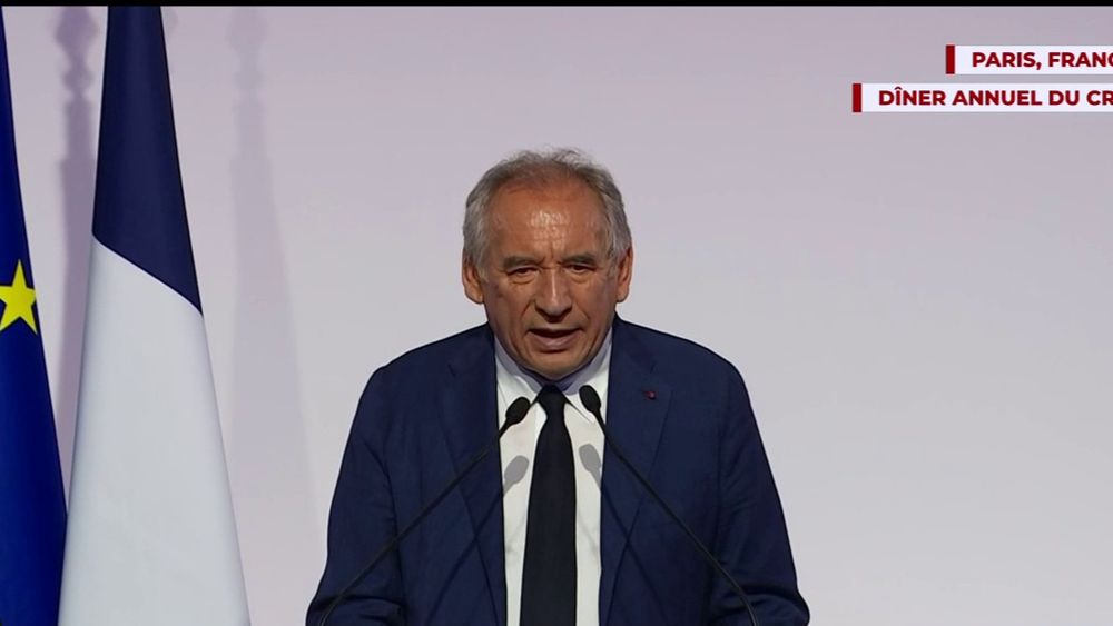 François Bayrou au dîner du CRIF