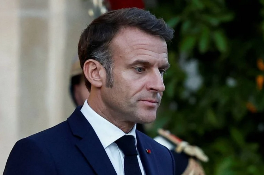Le président français Emmanuel Macron à l'Elysée, dans le cadre du 19e Sommet de la Francophonie, à Paris, le 4 octobre 2024. 