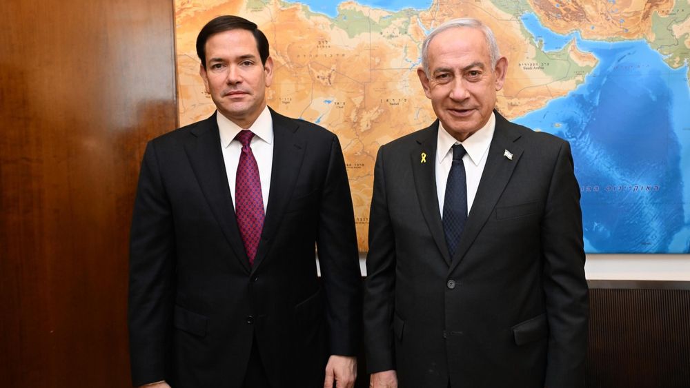Marco Rubio et benjamin Netanyahou 