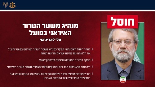 Ali Larijani eliminated